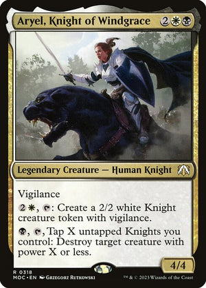 Aryel, Knight of Windgrace (318) [March of the Machine Commander]