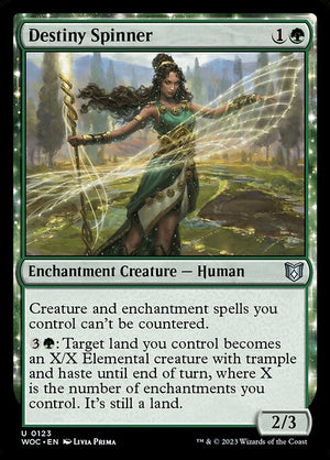 Destiny Spinner (123) [Wilds of Eldraine Commander]