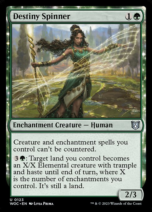 Destiny Spinner (123) [Wilds of Eldraine Commander]
