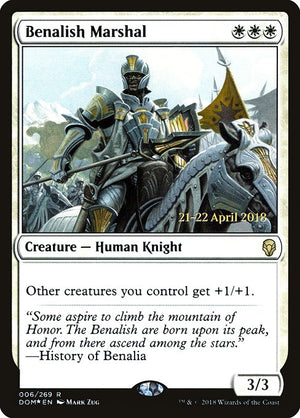 Benalish Marshal (6s) [Dominaria Promos]