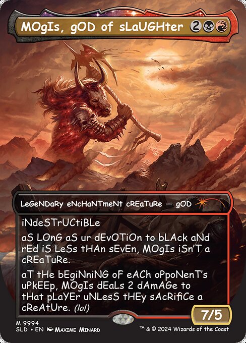 Mogis, God of Slaughter (9994) [Secret Lair Drop]