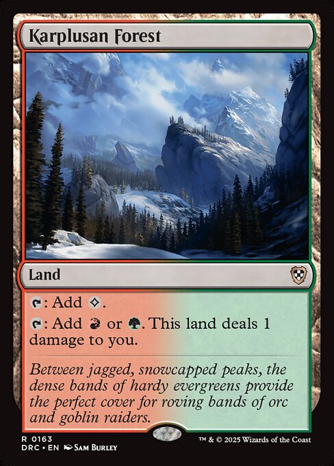 Karplusan Forest (163) [Aetherdrift Commander]
