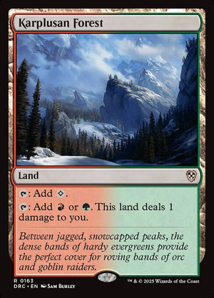 Karplusan Forest (163) [Aetherdrift Commander]