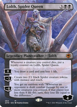Lolth, Spider Queen (284) [Adventures in the Forgotten Realms] [Borderless]