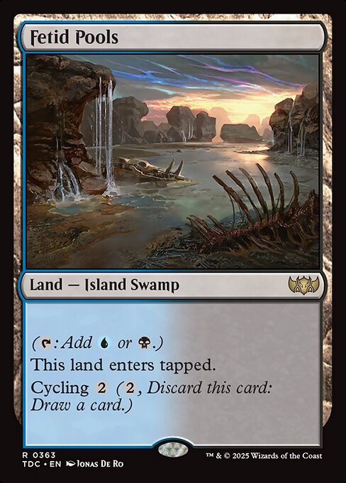 Fetid Pools (363) [Tarkir: Dragonstorm Commander]
