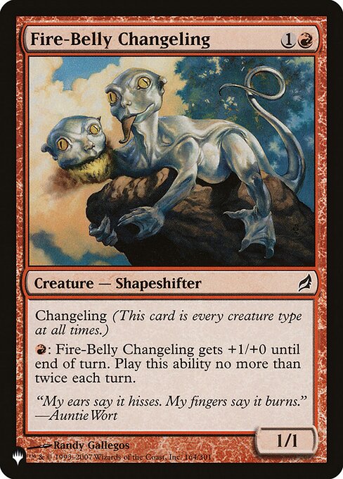 Fire-Belly Changeling (LRW-164) [The List]