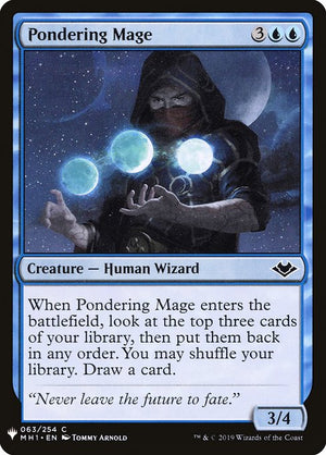 Pondering Mage (MH1-63) [The List]