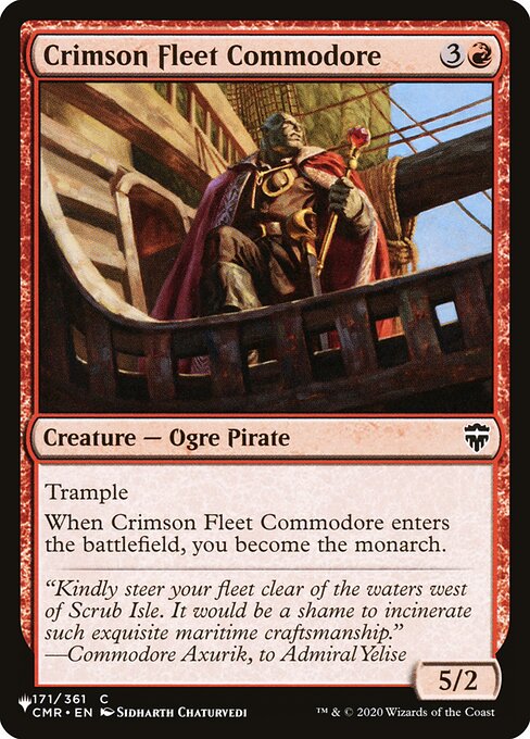 Crimson Fleet Commodore (CMR-171) [The List]