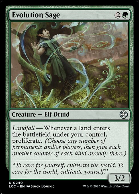 Evolution Sage (240) [The Lost Caverns of Ixalan Commander]