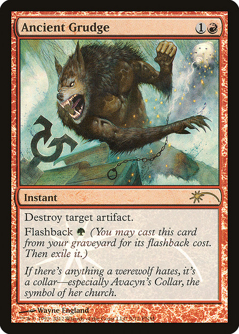 Ancient Grudge (5) [Friday Night Magic 2012]