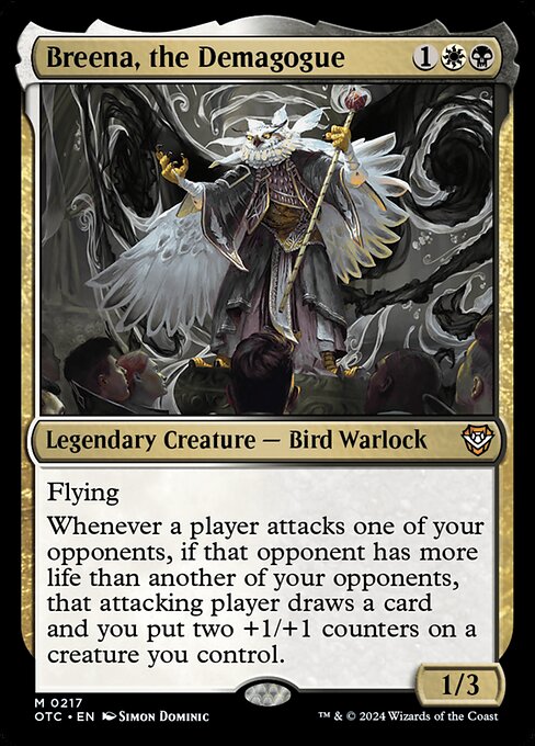 Breena, the Demagogue (217) [Outlaws of Thunder Junction Commander]