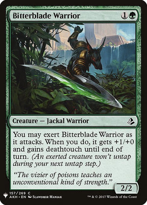 Bitterblade Warrior (AKH-157) [The List]