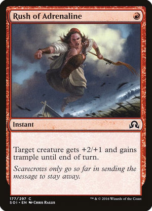 Rush of Adrenaline (177) [Shadows over Innistrad]