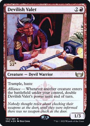 Devilish Valet (105s) [Streets of New Capenna Promos]
