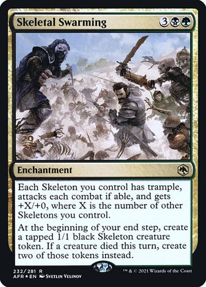 Skeletal Swarming (232s) [Adventures in the Forgotten Realms Promos]