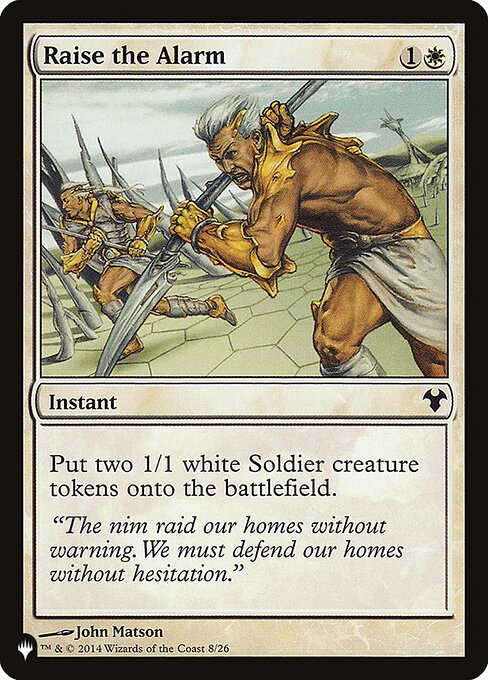 Raise the Alarm (MD1-8) [The List]