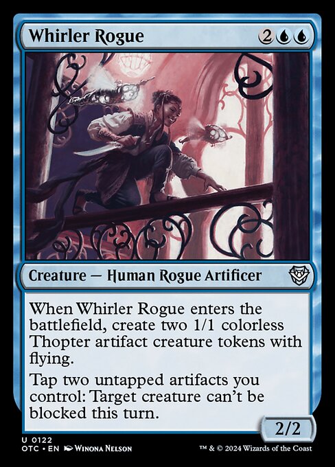 Whirler Rogue (122) [Outlaws of Thunder Junction Commander]