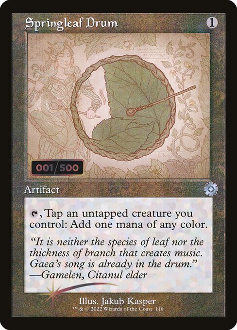 Springleaf Drum (118z) [The Brothers' War Retro Artifacts]