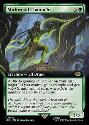 Mirkwood Channeler (833) [The Lord of the Rings: Tales of Middle-earth] [Extended Art]