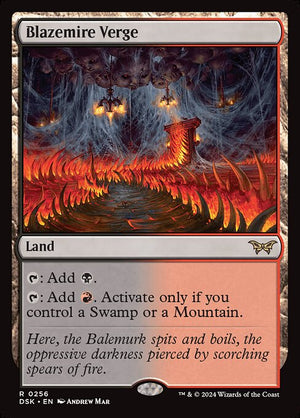 Blazemire Verge (256) [Duskmourn: House of Horror]