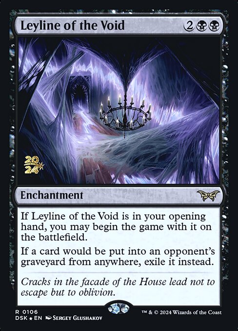 Leyline of the Void (106s) [Duskmourn: House of Horror Promos]