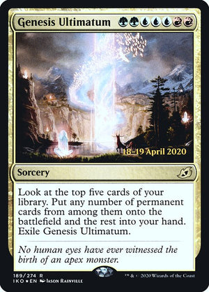 Genesis Ultimatum (189s) [Ikoria: Lair of Behemoths Promos]