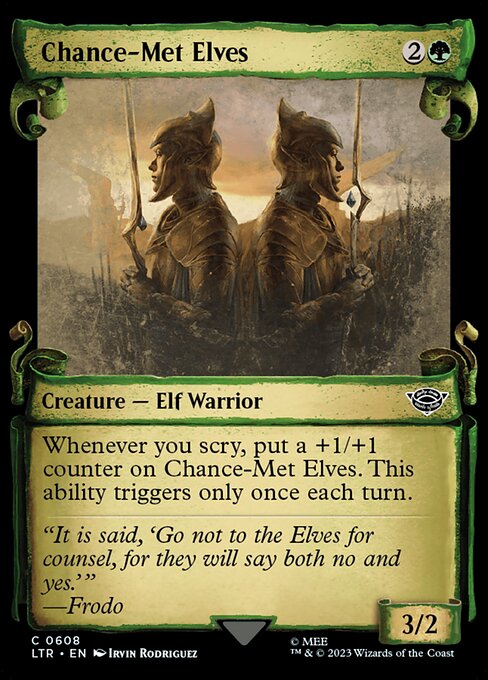 Chance-Met Elves (608) [The Lord of the Rings: Tales of Middle-earth] [Showcase]