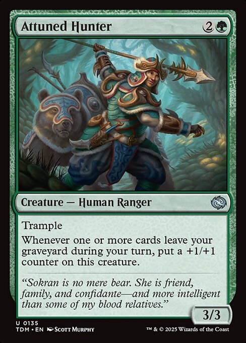 Attuned Hunter (135) [Tarkir: Dragonstorm]