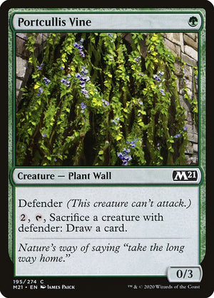 Portcullis Vine (195) [Core Set 2021]