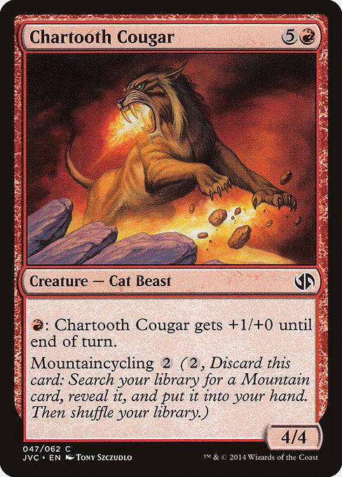 Chartooth Cougar (47) [Duel Decks Anthology: Jace vs. Chandra]