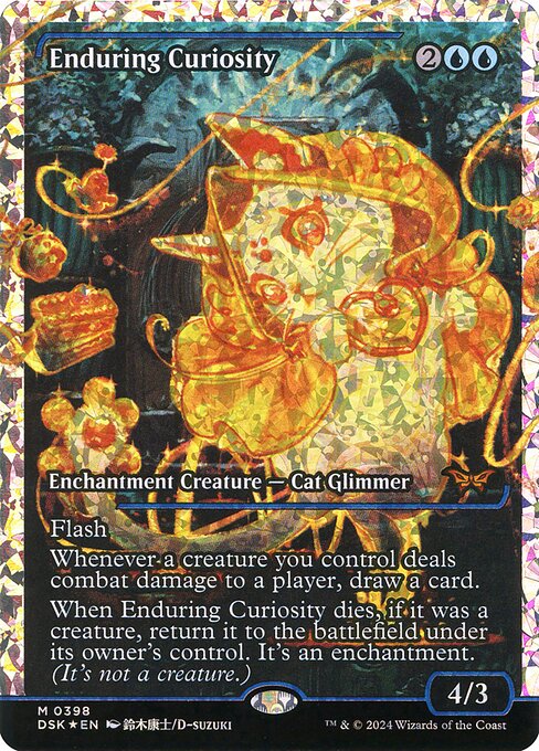 Enduring Curiosity (398) [Duskmourn: House of Horror]