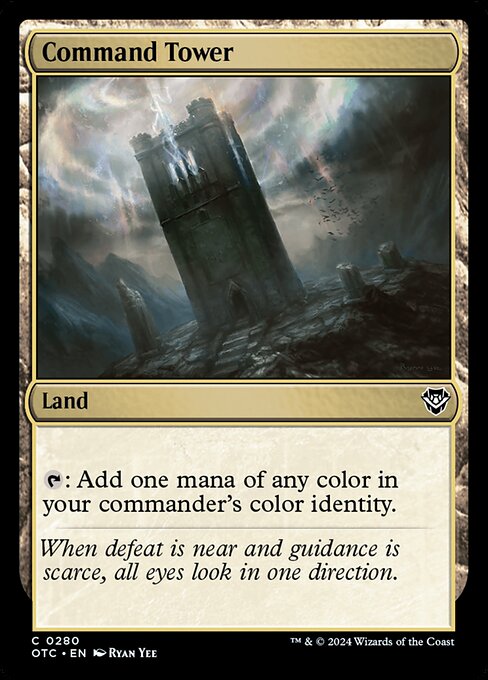 Command Tower (280) [Outlaws of Thunder Junction Commander]