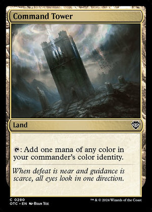 Command Tower (280) [Outlaws of Thunder Junction Commander]