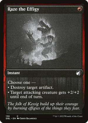 Raze the Effigy (156) [Innistrad: Double Feature]