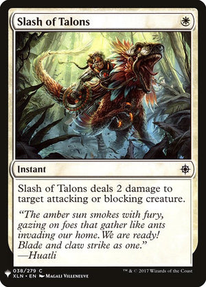 Slash of Talons (XLN-38) [The List]