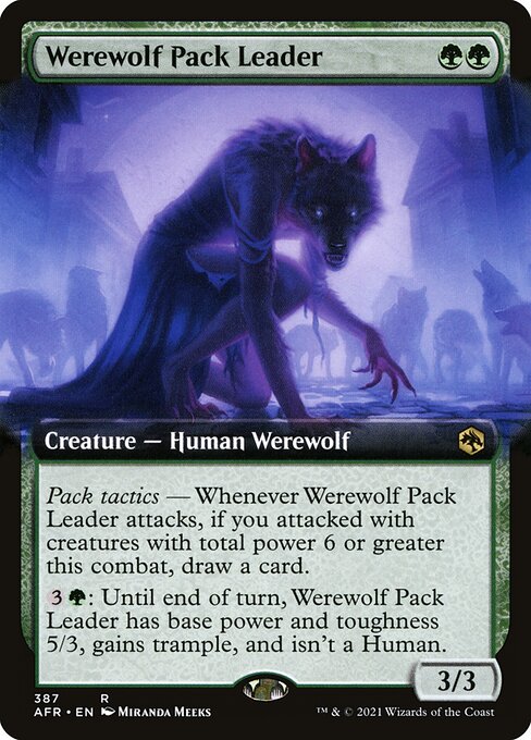 Werewolf Pack Leader (387) [Adventures in the Forgotten Realms] [Extended Art]