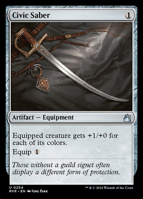 Civic Saber (254) [Ravnica Remastered]