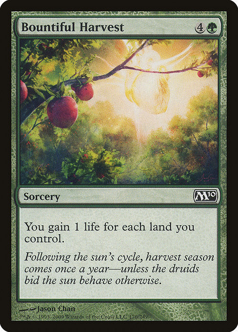 Bountiful Harvest (170) [Magic 2010]