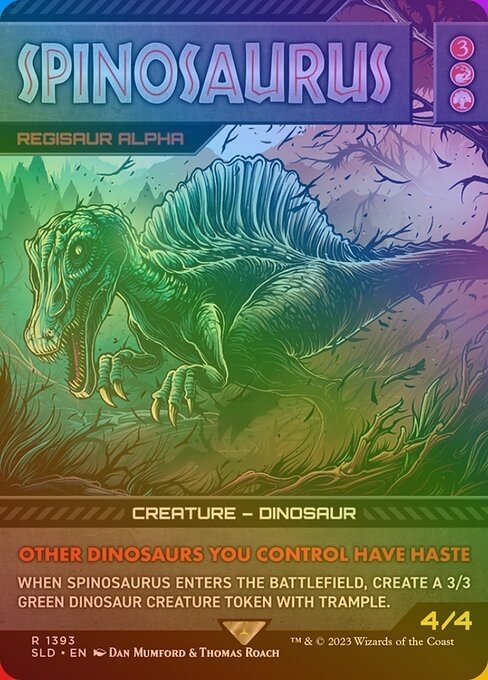 Regisaur Alpha (1393★) [Secret Lair Drop] [Borderless]