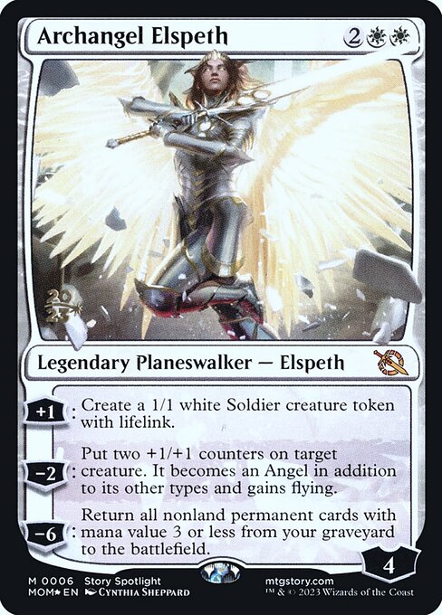 Archangel Elspeth (6s) [March of the Machine Promos]