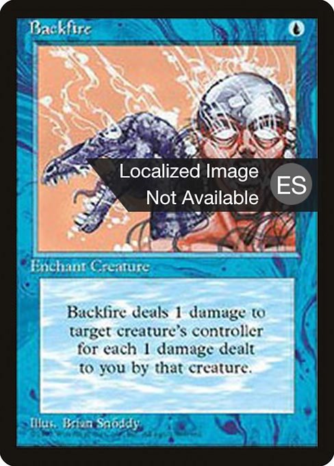 Backfire (62) [Fourth Edition Foreign Black Border]