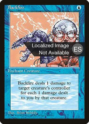 Backfire (62) [Fourth Edition Foreign Black Border]