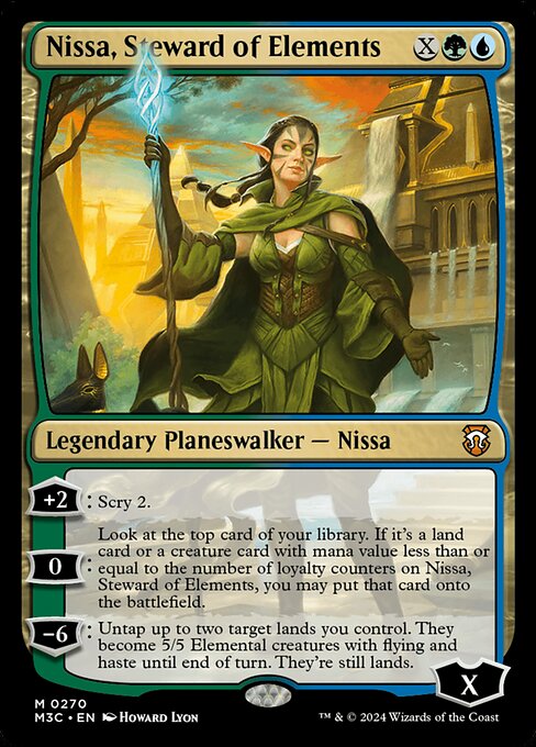 Nissa, Steward of Elements (270) [Modern Horizons 3 Commander]