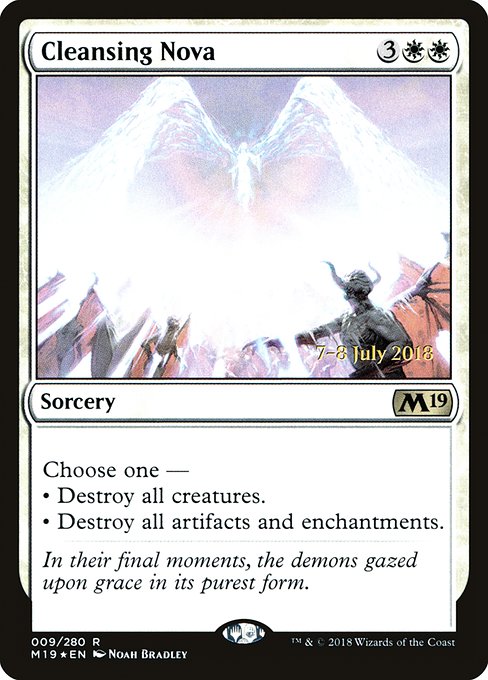 Cleansing Nova (9s) [Core Set 2019 Promos]