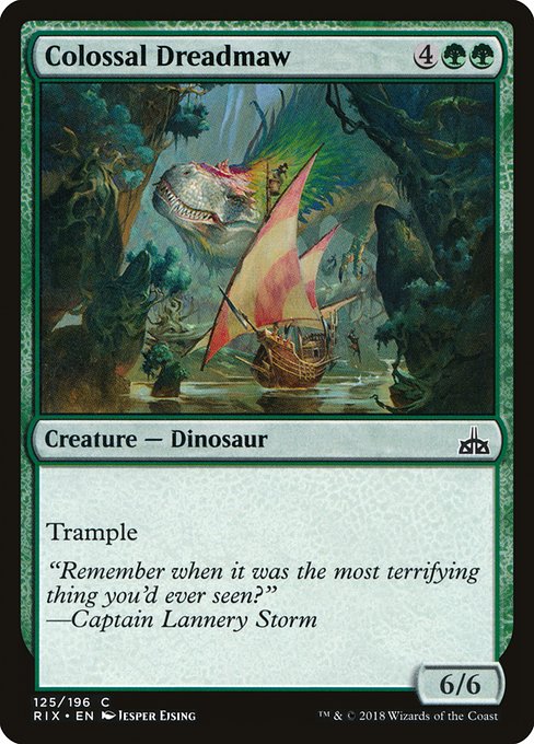 Colossal Dreadmaw (125) [Rivals of Ixalan]