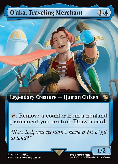 O'aka, Traveling Merchant (144) [Final Fantasy Commander]