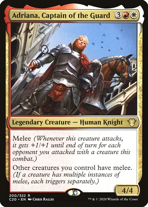 Adriana, Captain of the Guard (200) [Commander 2020]