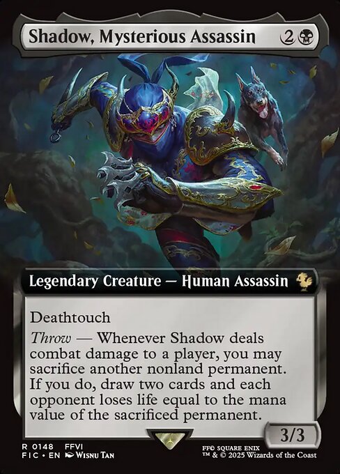 Shadow, Mysterious Assassin (148) [Final Fantasy Commander]