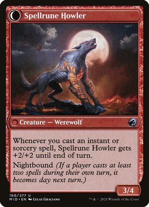 Spellrune Painter // Spellrune Howler (160) [Innistrad: Midnight Hunt] Reverse