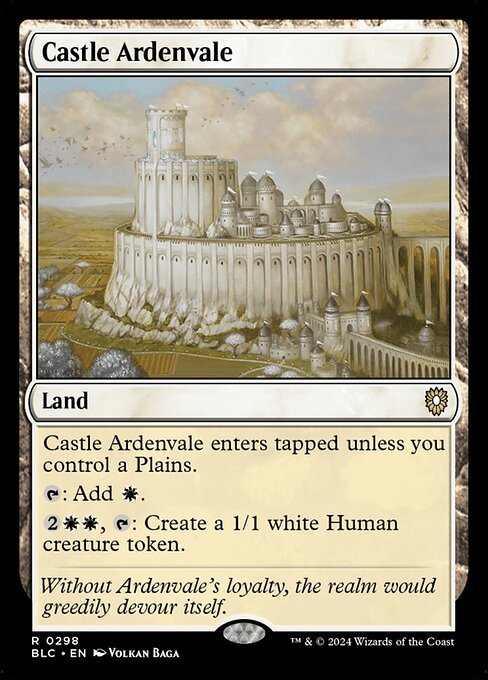 Castle Ardenvale (298) [Bloomburrow Commander]